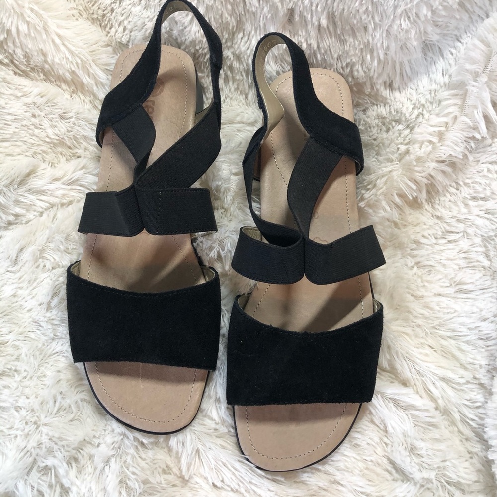 Remonte Rieker Elea Black Leather Sandals